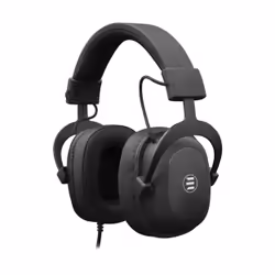 White Shark ΞSHARK Taiko, Avec fil, Jouer, 268 g, Casque, Noir, Argent